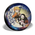 Nezuko And Zenitsu Spare Tire Covers Custom Car Accessories - Gearcarcover - 3