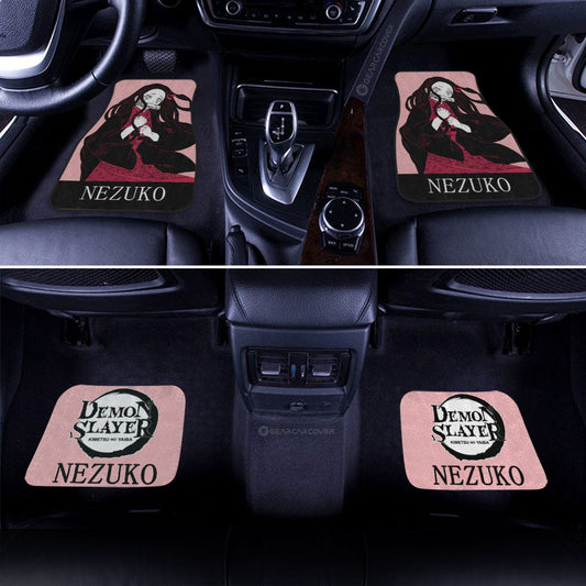 Nezuko Car Floor Mats Custom Car Accessories - Gearcarcover - 2