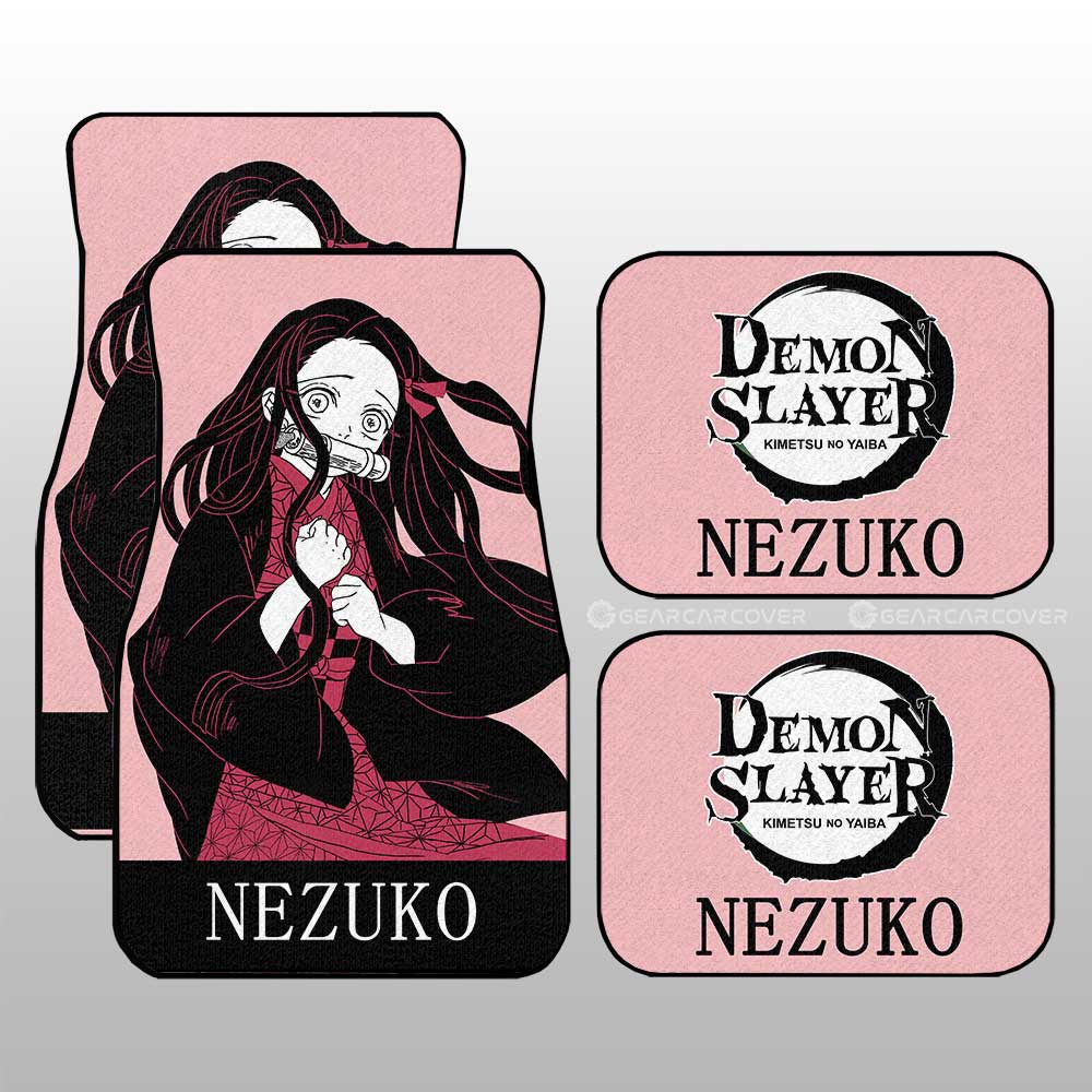 Nezuko Car Floor Mats Custom Car Accessories - Gearcarcover - 3
