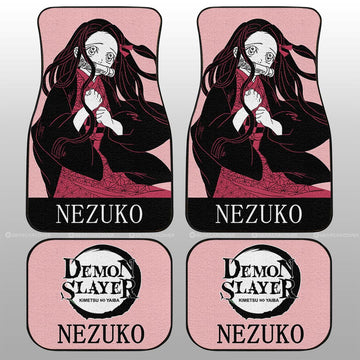 Nezuko Car Floor Mats Custom Car Accessories - Gearcarcover - 1