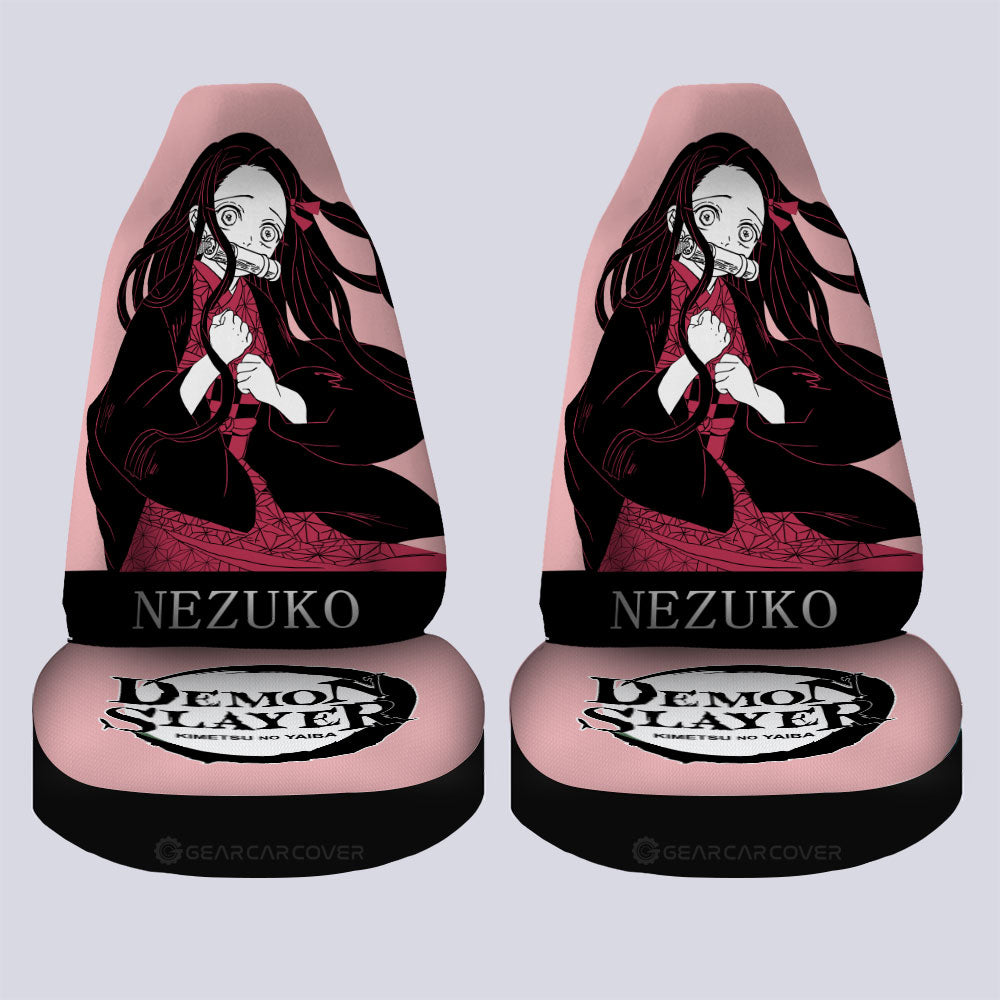 Nezuko Car Seat Covers Custom Car Accessories - Gearcarcover - 4