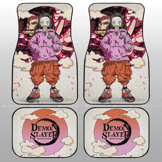 Nezuko Kamado Car Floor Mats Anime Collection - Gearcarcover - 1
