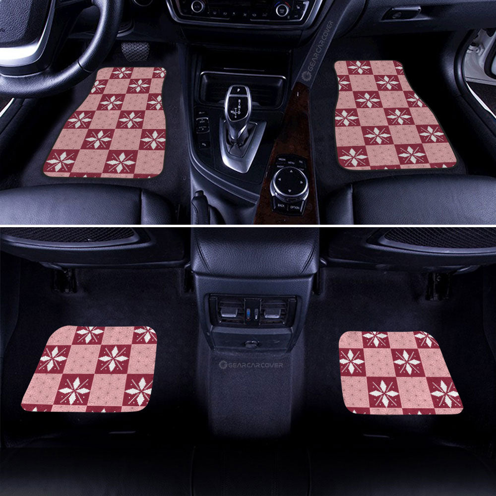 Nezuko Kamado Car Floor Mats Custom Anime Car Accessories - Gearcarcover - 2