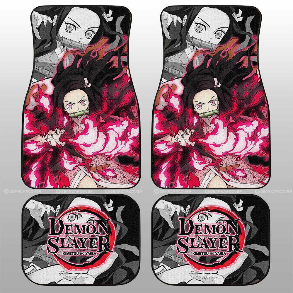 Nezuko Kamado Car Floor Mats Custom Car Accessories - Gearcarcover - 1