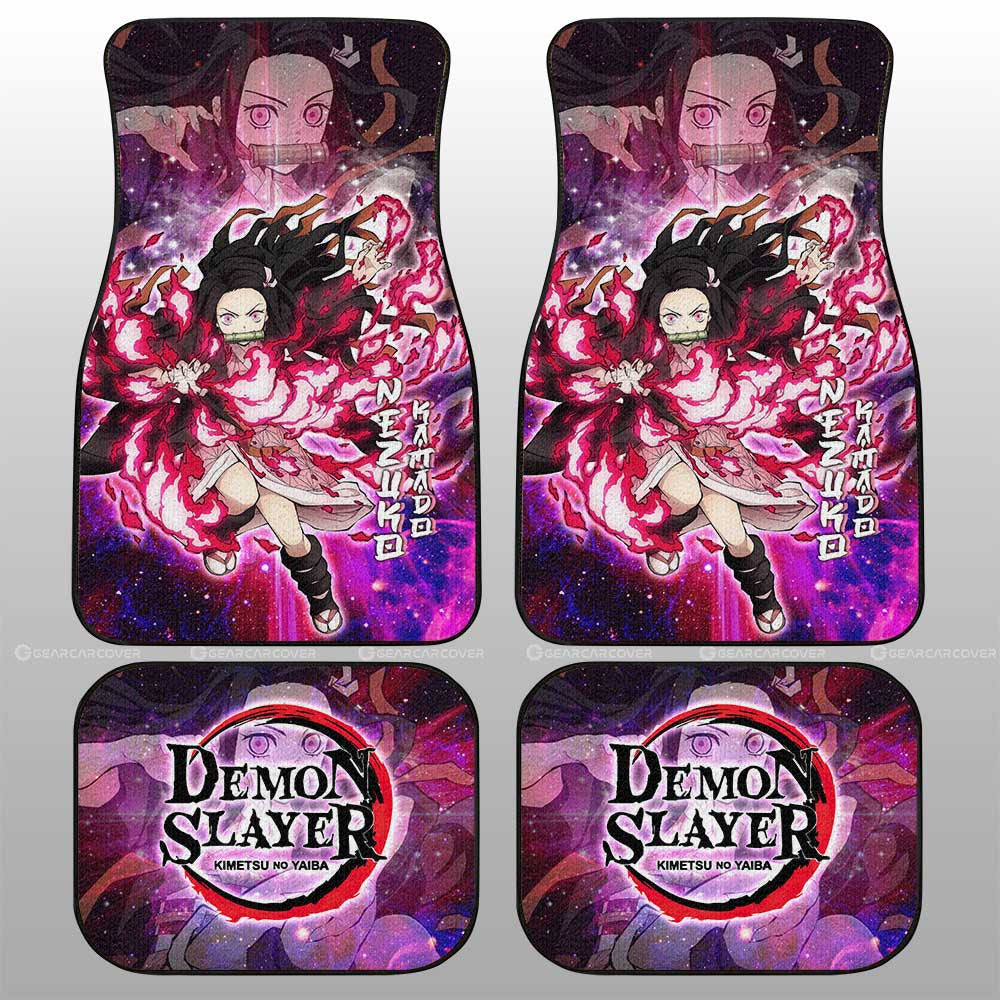 Nezuko Kamado Car Floor Mats Custom Characters Car Accessories - Gearcarcover - 1