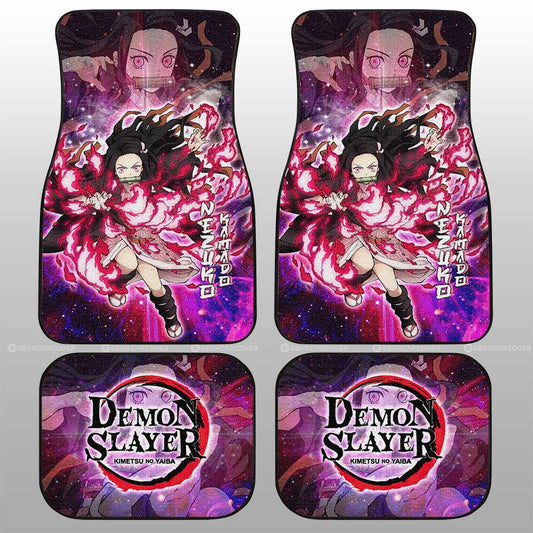 Nezuko Kamado Car Floor Mats Custom Characters Car Accessories - Gearcarcover - 1