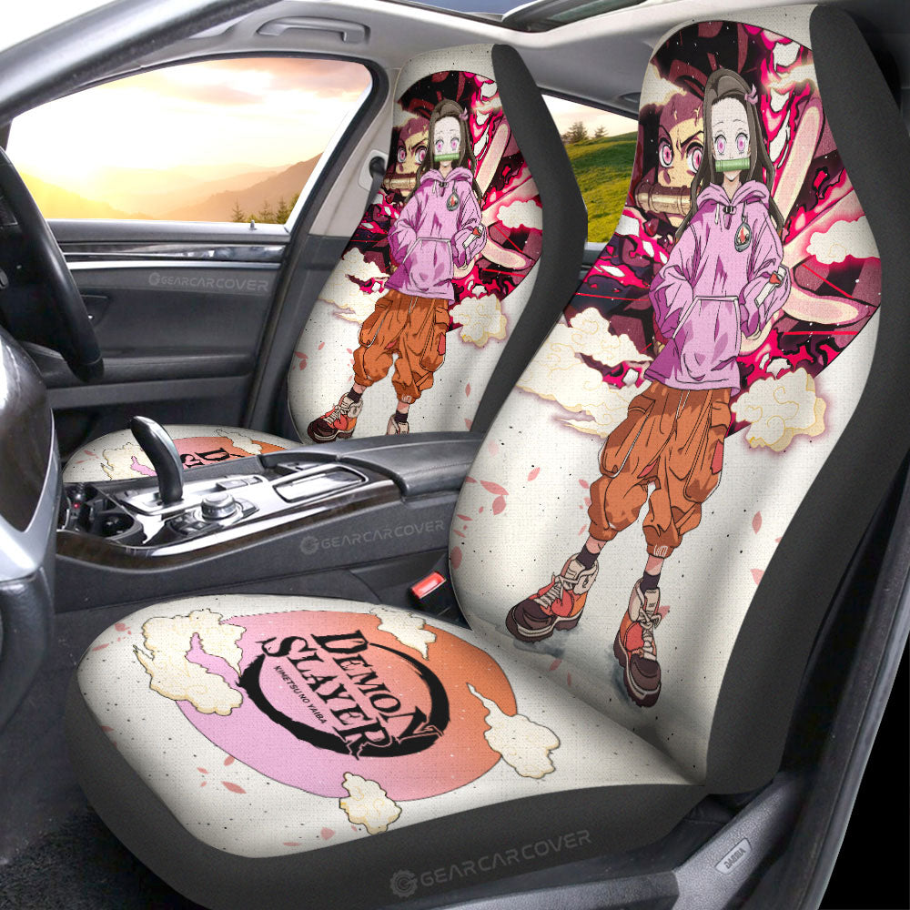 Nezuko Kamado Car Seat Covers Anime Collection - Gearcarcover - 1