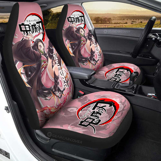 Nezuko Kamado Car Seat Covers Custom Car Accessories - Gearcarcover - 2