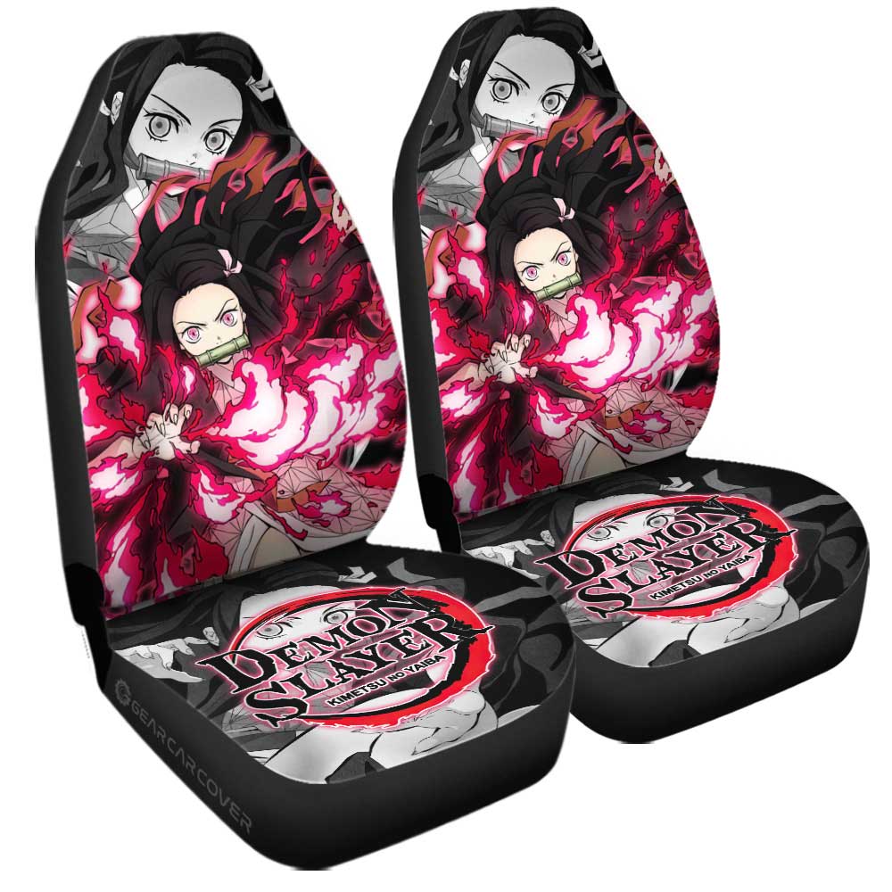 Nezuko Kamado Car Seat Covers Custom Car Accessories - Gearcarcover - 3