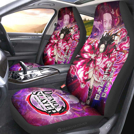 Nezuko Kamado Car Seat Covers Custom Characters Car Accessories - Gearcarcover - 1