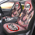 Nezuko Kamado Car Seat Covers Custom Demon Slayer Anime Car Accessories - Gearcarcover - 1
