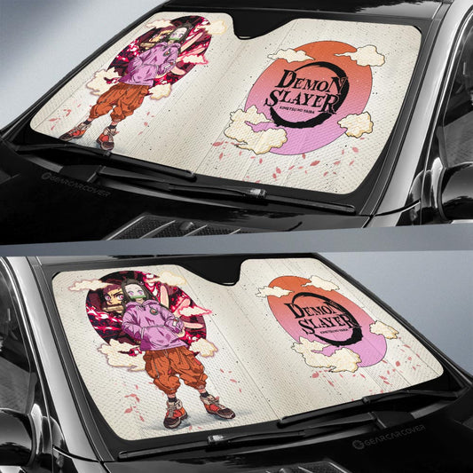 Nezuko Kamado Car Sunshade Anime Collection - Gearcarcover - 2