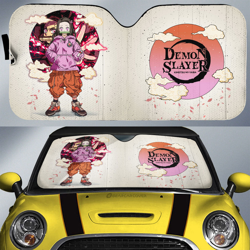 Nezuko Kamado Car Sunshade Anime Collection - Gearcarcover - 1