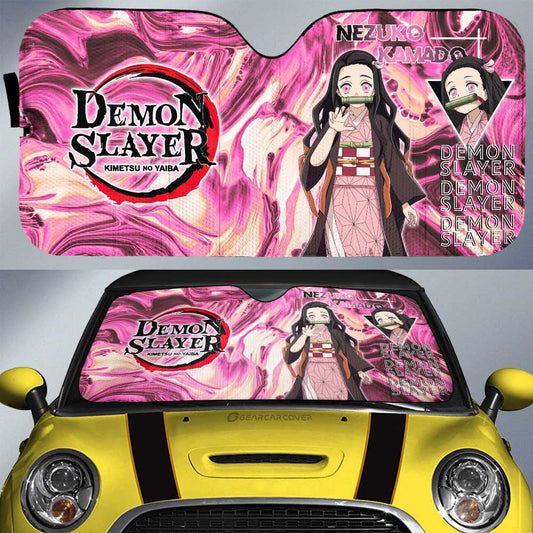 Nezuko Kamado Car Sunshade Custom Car Accessories - Gearcarcover - 1