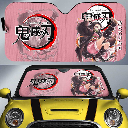 Nezuko Kamado Car Sunshade Custom Car Accessories - Gearcarcover - 1