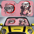 Nezuko Kamado Car Sunshade Custom Demon Slayer Anime Car Accessories - Gearcarcover - 1