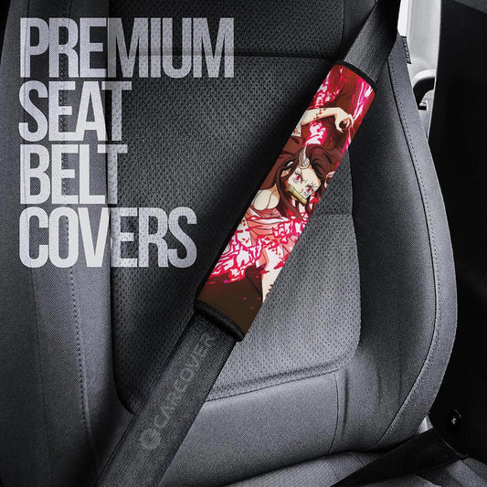 Nezuko Kamado Seat Belt Covers Custom Car Accessoriess - Gearcarcover - 2