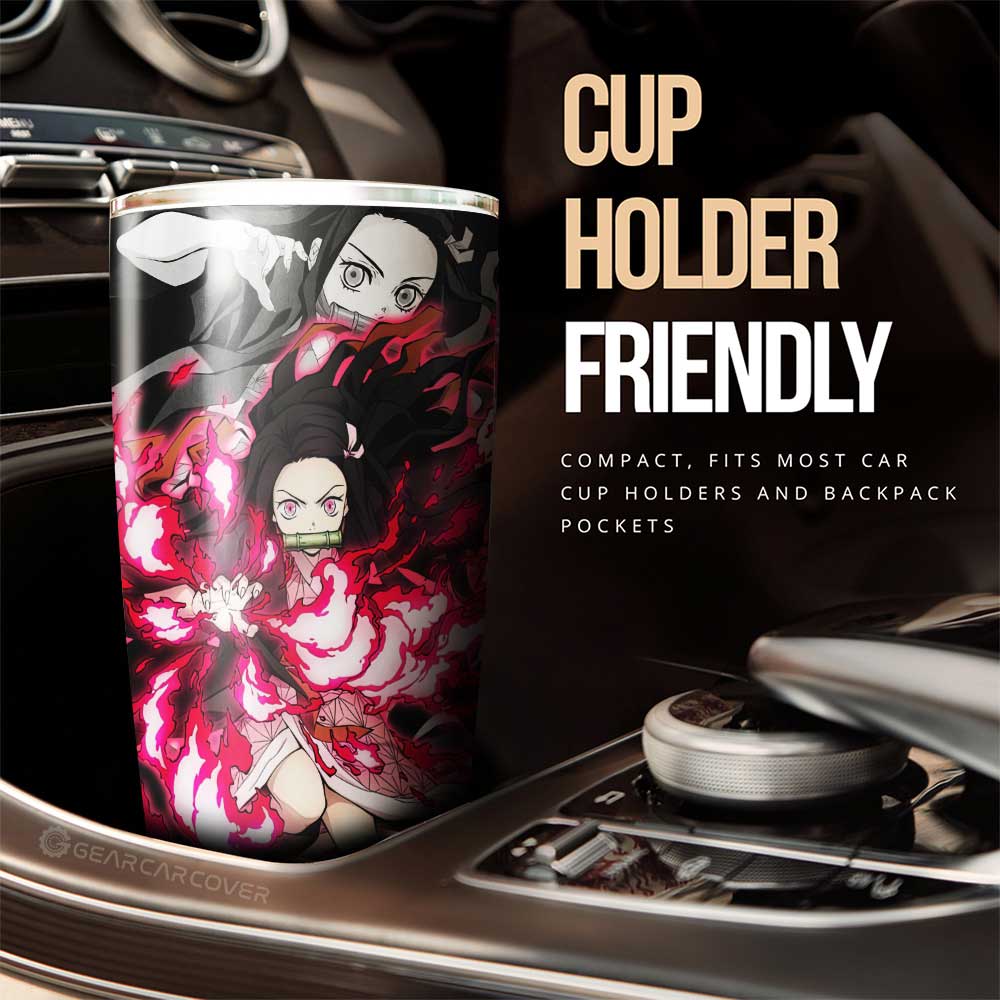 Nezuko Kamado Tumbler Cup Custom Car Accessories - Gearcarcover - 3