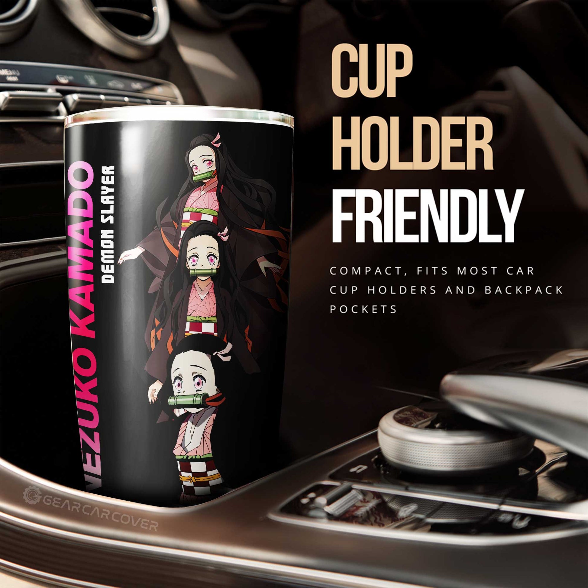Nezuko Kamado Tumbler Cup Custom - Gearcarcover - 2