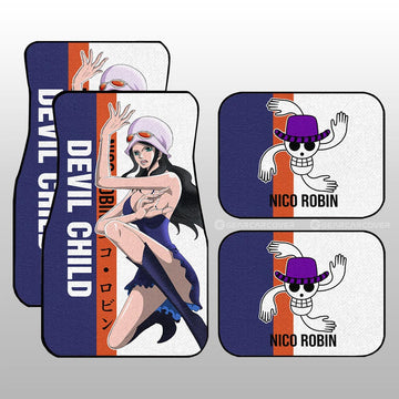 Nico Robin Car Floor Mats Custom Car Accessories For Fans - Gearcarcover - 1