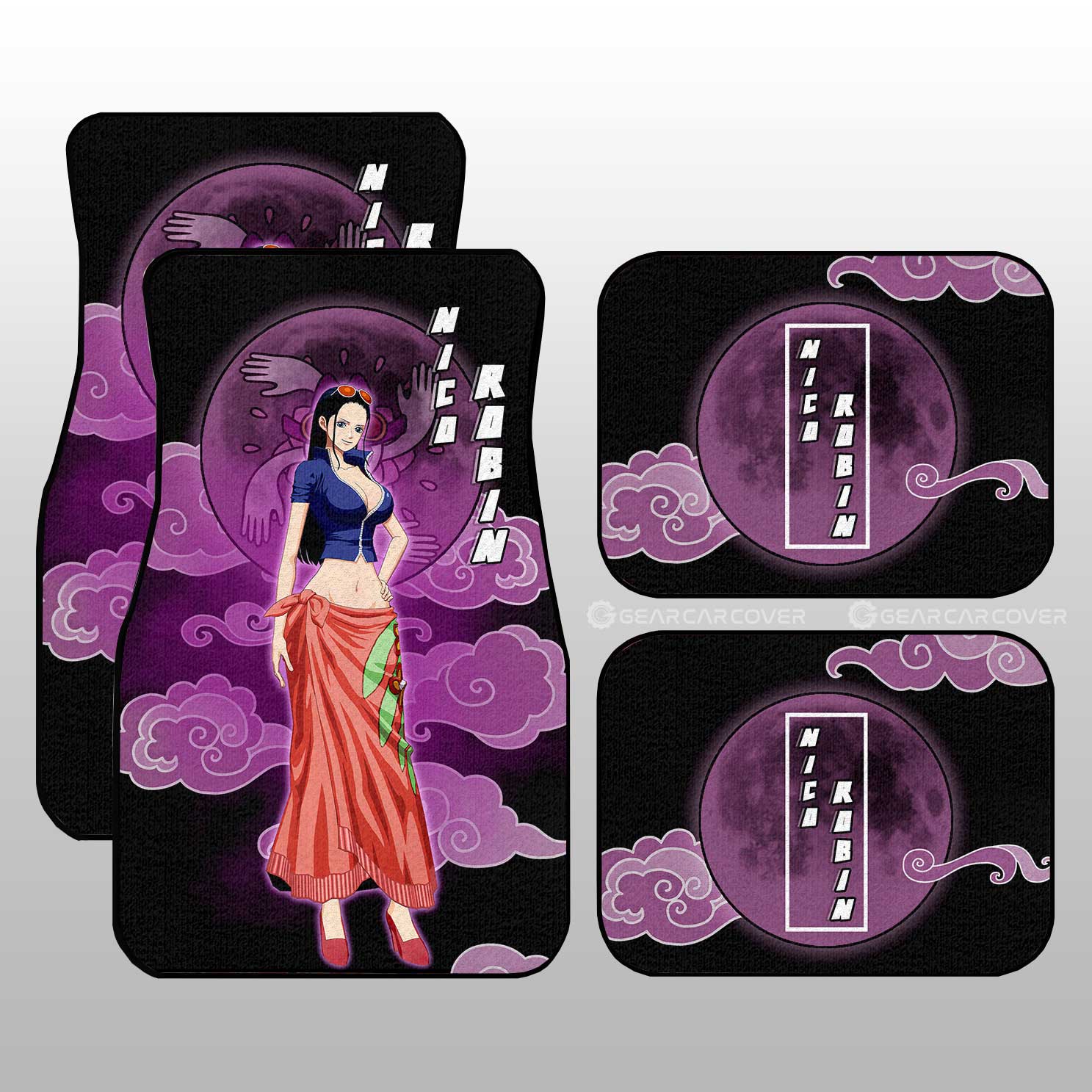 Nico Robin Car Floor Mats Custom Car Accessories For Fans - Gearcarcover - 1