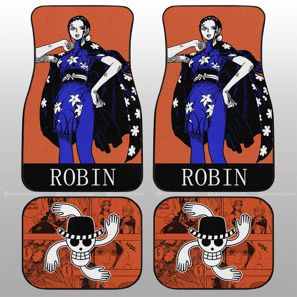 Nico Robin Car Floor Mats Custom Car Accessories - Gearcarcover - 2