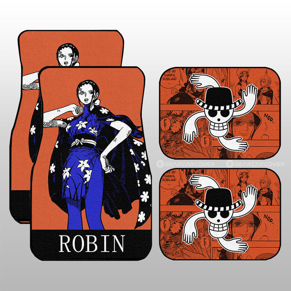 Nico Robin Car Floor Mats Custom Car Accessories - Gearcarcover - 3