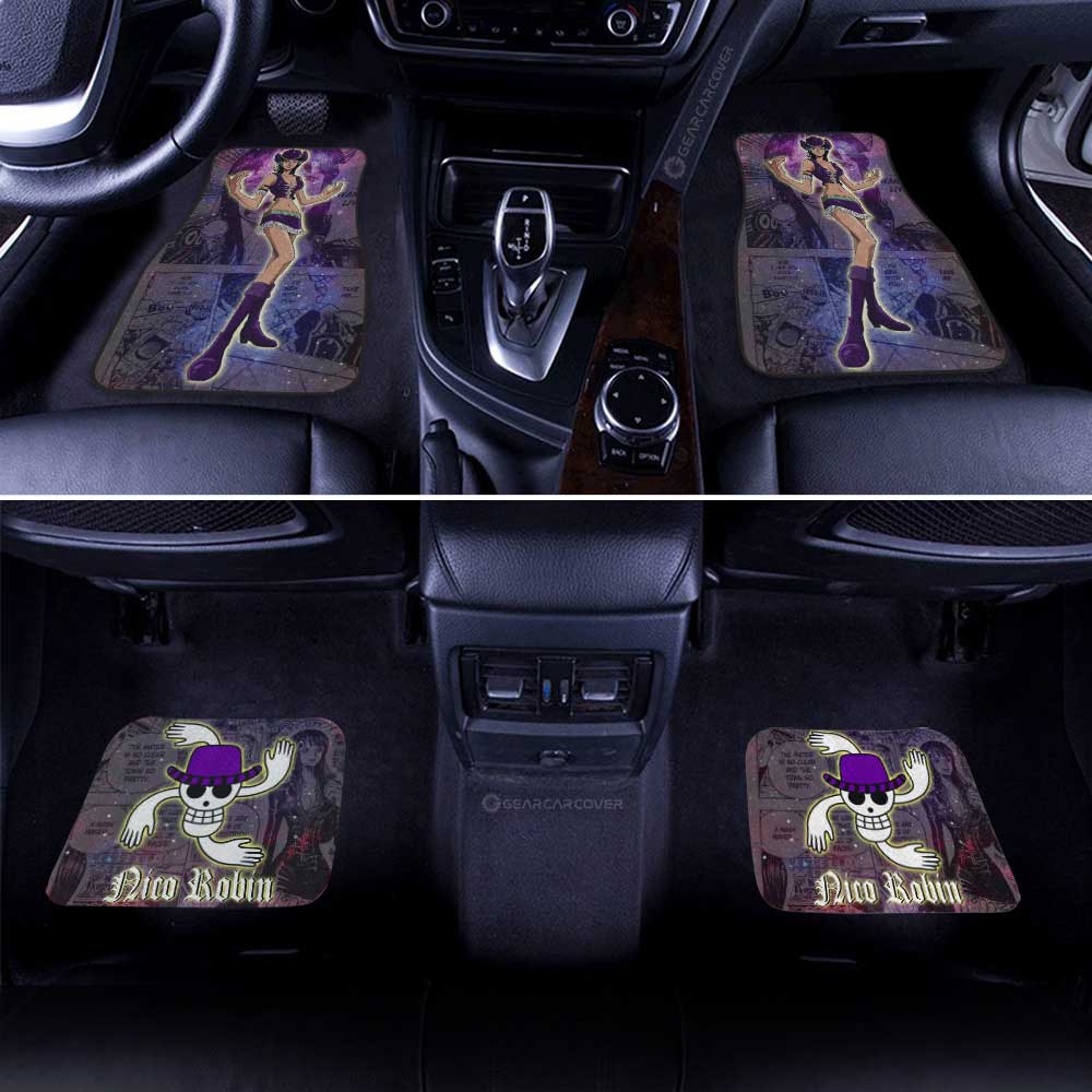 Nico Robin Car Floor Mats Custom Galaxy Style Car Accessories - Gearcarcover - 3