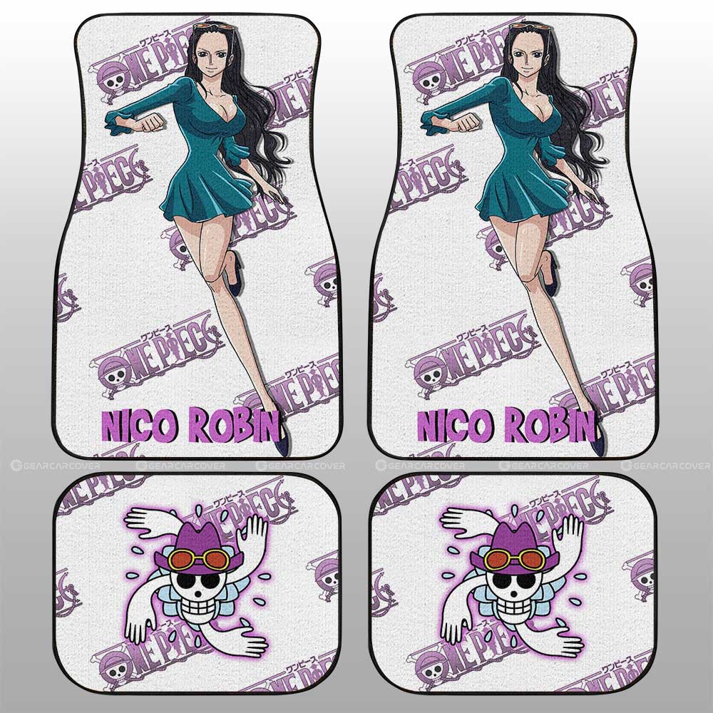 Nico Robin Car Floor Mats Custom - Gearcarcover - 1