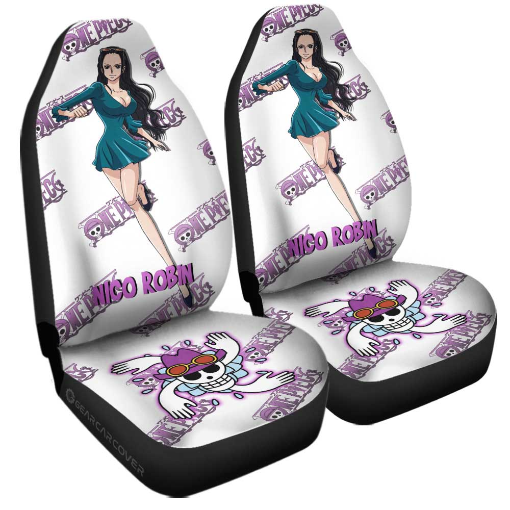 Nico Robin Car Seat Covers Custom - Gearcarcover - 3