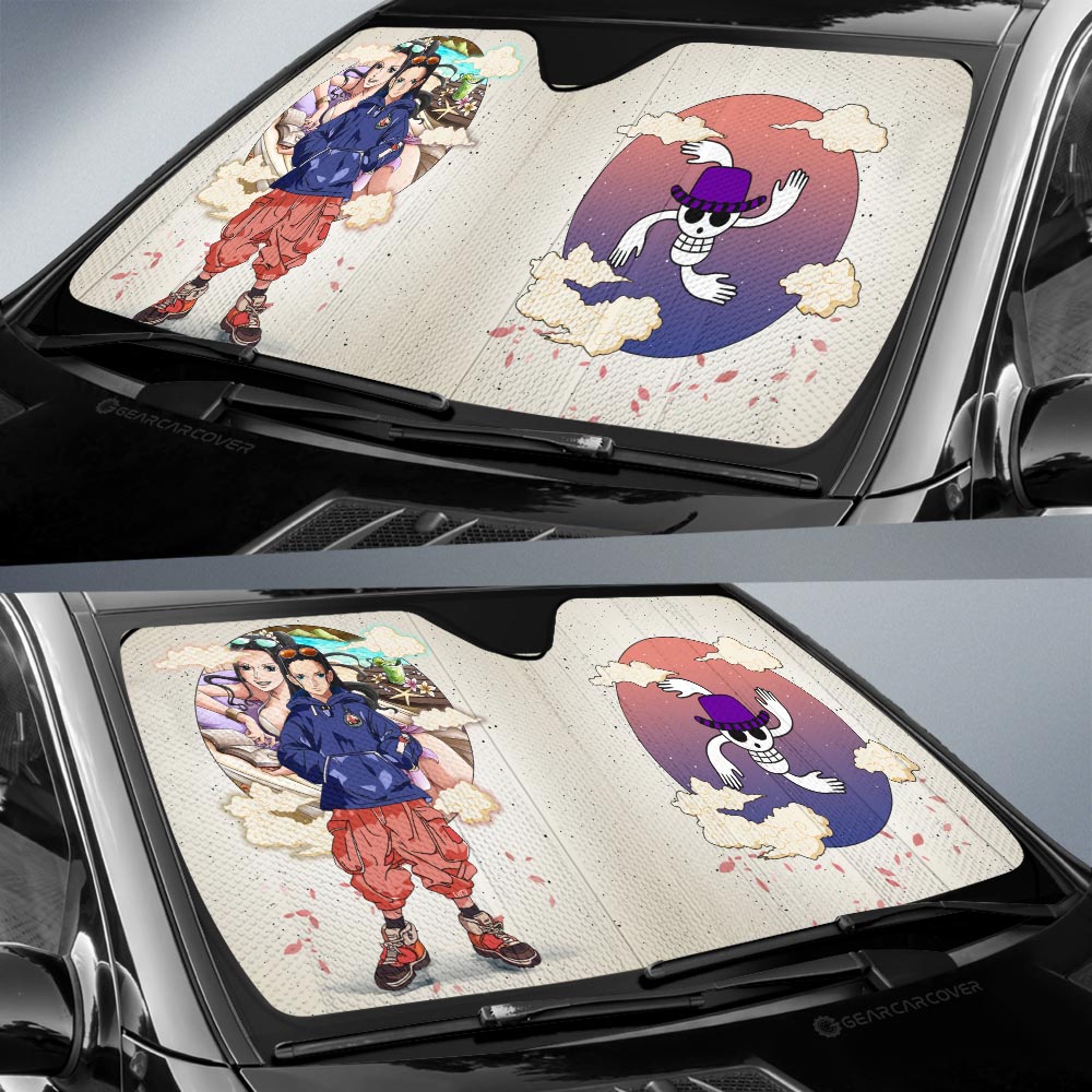 Nico Robin Car Sunshade Anime Collection - Gearcarcover - 2