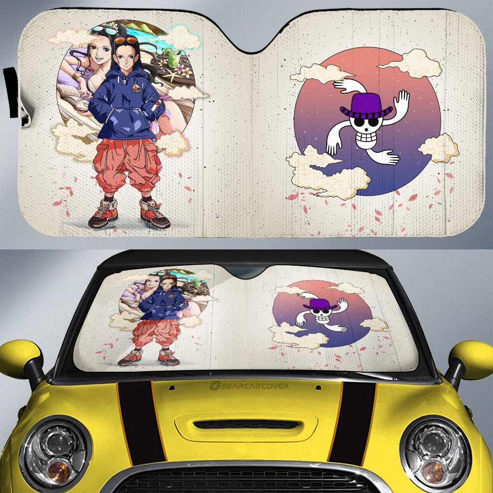 Nico Robin Car Sunshade Anime Collection - Gearcarcover - 1
