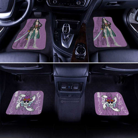 Nico Robin Film Red Car Floor Mats Custom Car Accessories - Gearcarcover - 2