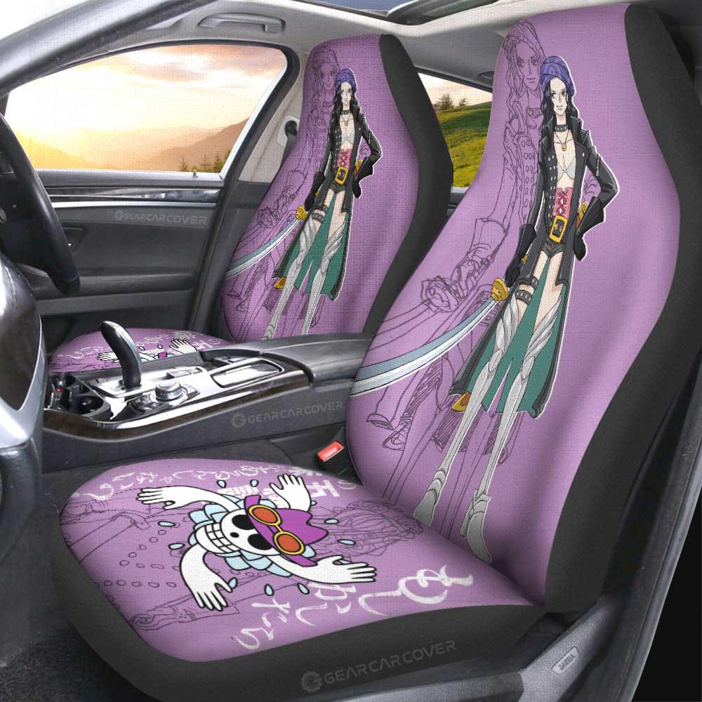 Nico Robin Film Red Car Seat Covers Custom Car Accessories - Gearcarcover - 3