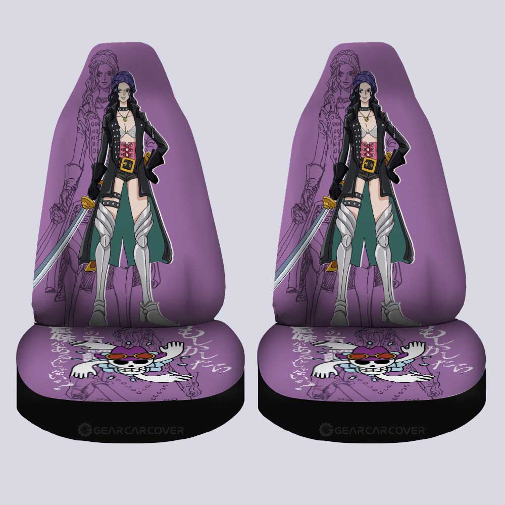 Nico Robin Film Red Car Seat Covers Custom Car Accessories - Gearcarcover - 4