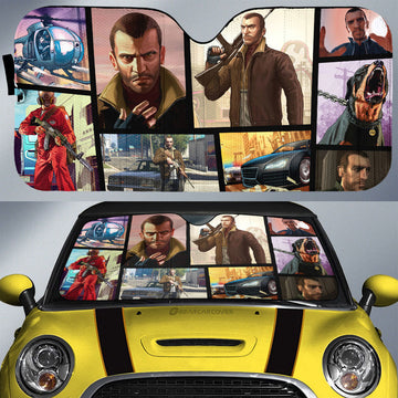 Niko Bellic Car Sunshade Custom Car Accessories - Gearcarcover - 1