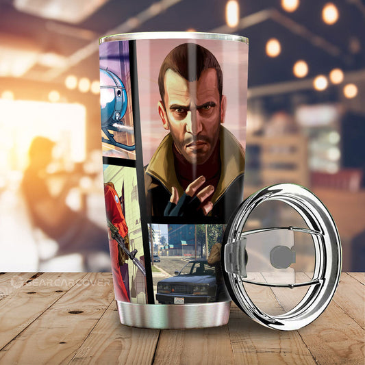 Niko Bellic Tumbler Cup Custom Car Accessories - Gearcarcover - 2
