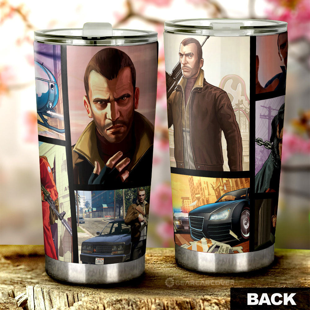 Niko Bellic Tumbler Cup Custom Car Accessories - Gearcarcover - 1