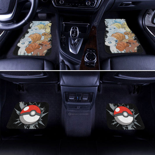 Ninetales Car Floor Mats Custom Car Accessories For Fans - Gearcarcover - 2
