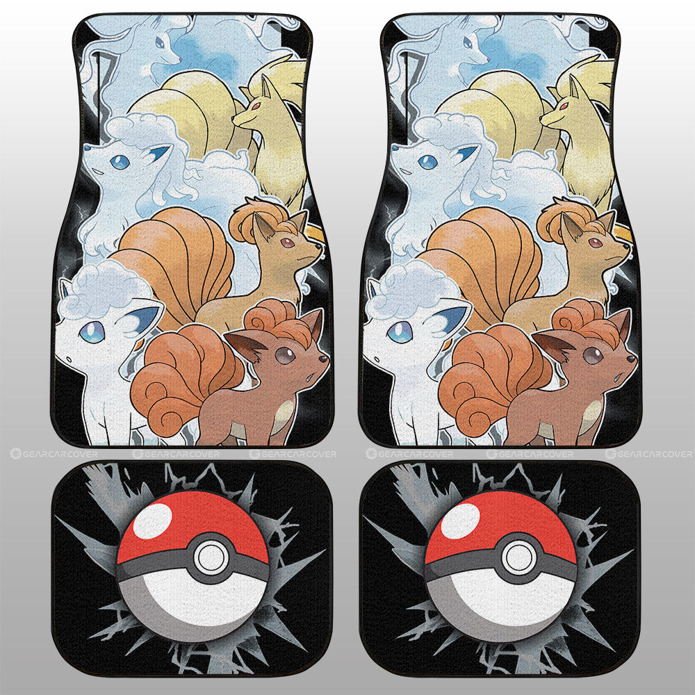 Ninetales Car Floor Mats Custom Car Accessories For Fans - Gearcarcover - 1