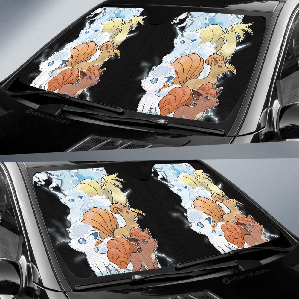 Ninetales Car Sunshade Custom Car Accessories For Fans - Gearcarcover - 2
