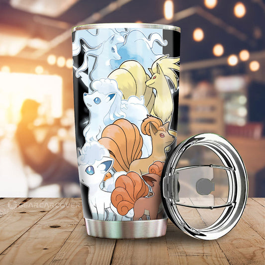Ninetales Tumbler Cup Custom Car Accessories For Fans - Gearcarcover - 1