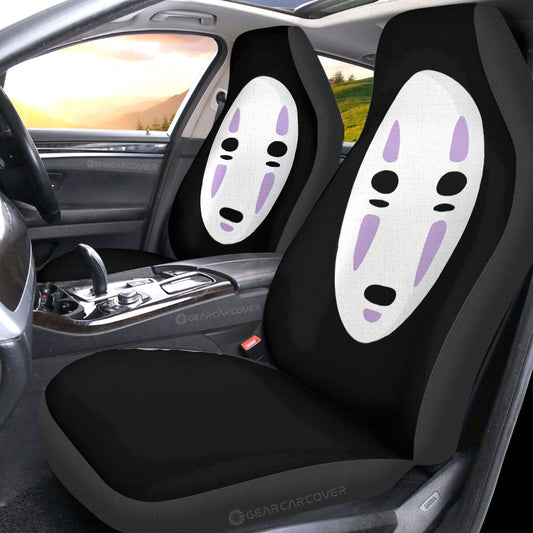 No Face Car Seat Covers Custom Spirited Away Car Accessories - Gearcarcover - 1