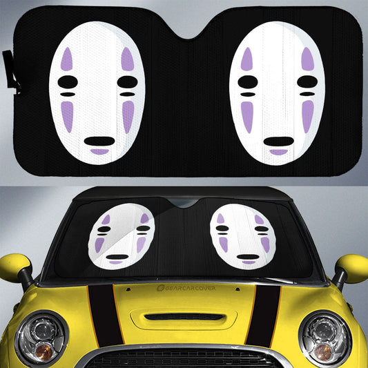 No Face Car Sunshade Custom Spirited Away Car Accessories - Gearcarcover - 1