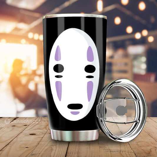 No Face Tumbler Cup Custom Spirited Away Car Accessories - Gearcarcover - 1