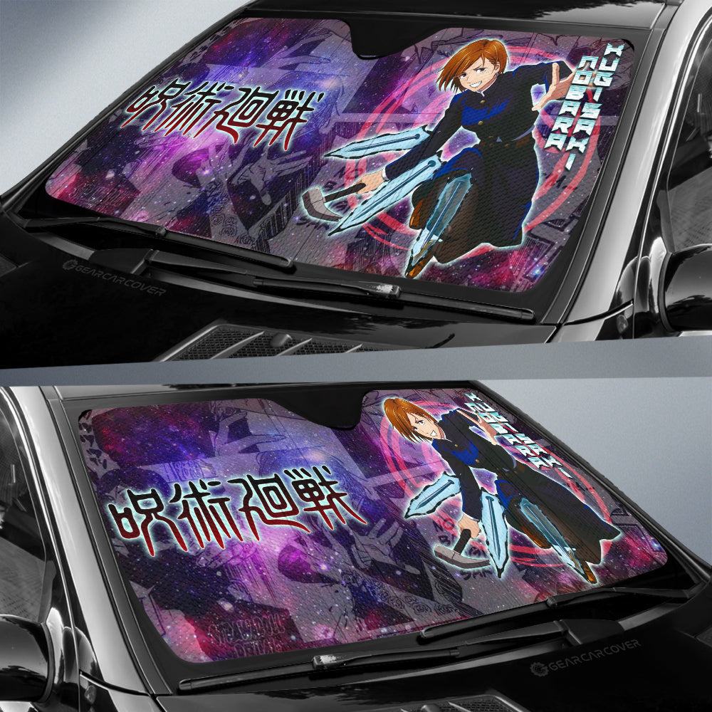 Nobara Kugisaki Car Sunshade Custom Galaxy Manga Style - Gearcarcover - 3