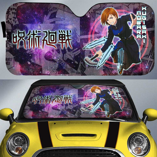 Nobara Kugisaki Car Sunshade Custom Galaxy Manga Style - Gearcarcover - 1