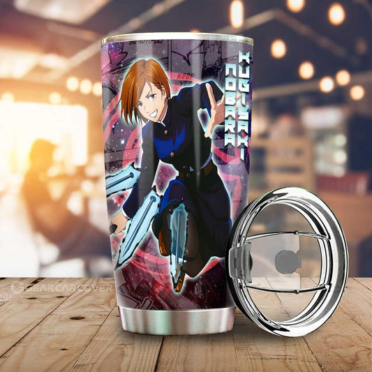 Nobara Kugisaki Tumbler Cup Custom Galaxy Manga Style - Gearcarcover - 1