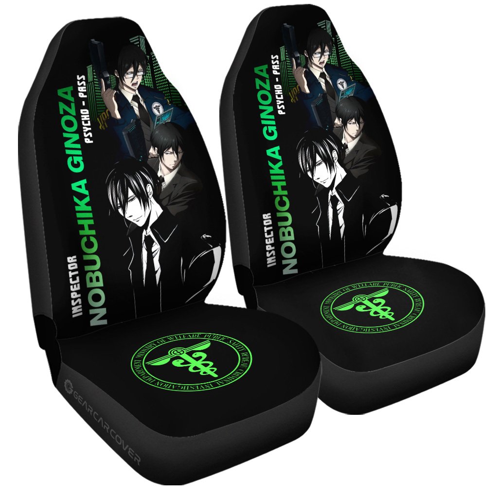 Nobuchika Ginoza Car Seat Covers Custom Psycho-Pass Car Accessories - Gearcarcover - 3