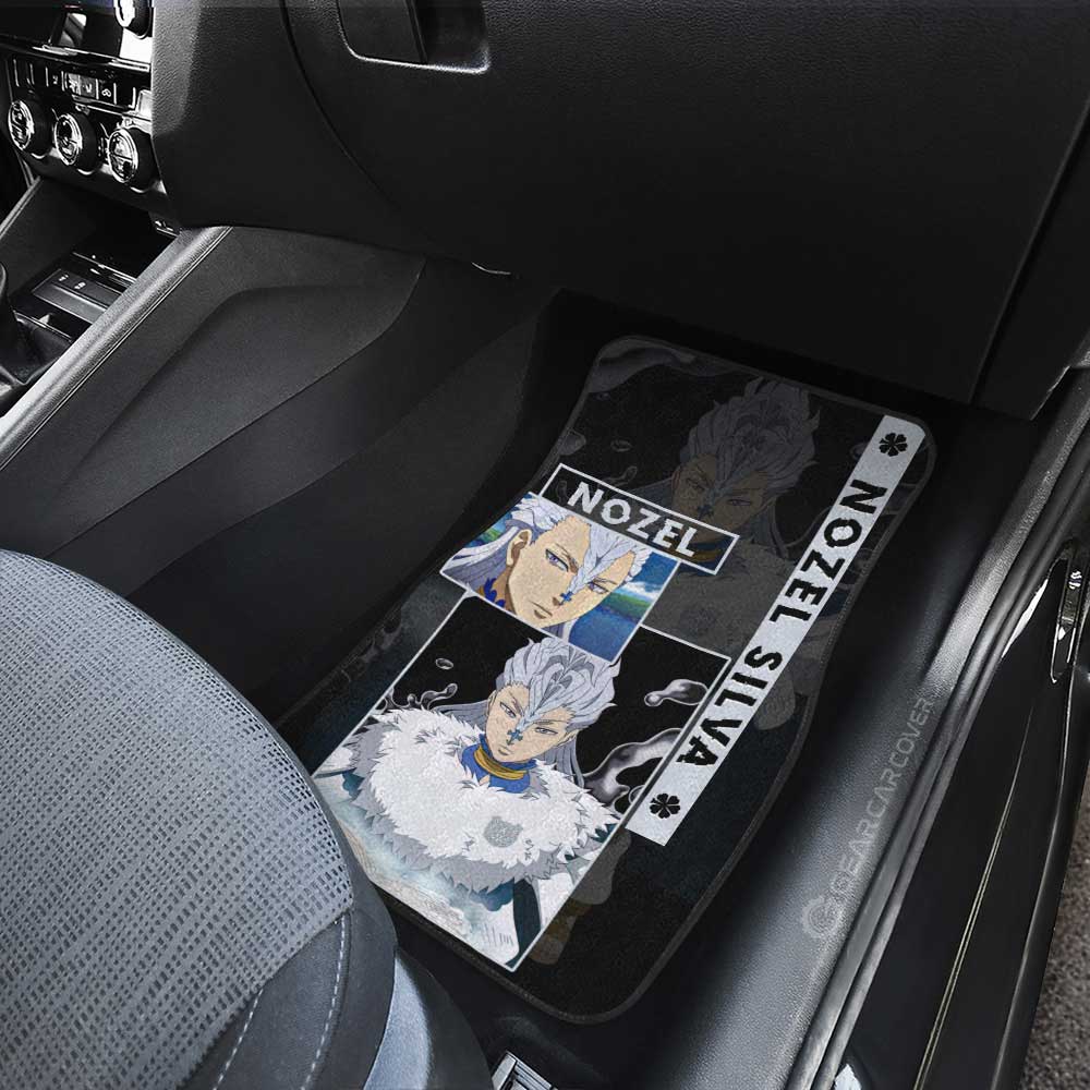 Nozel Silva Car Floor Mats Custom Black Clover Anime - Gearcarcover - 3